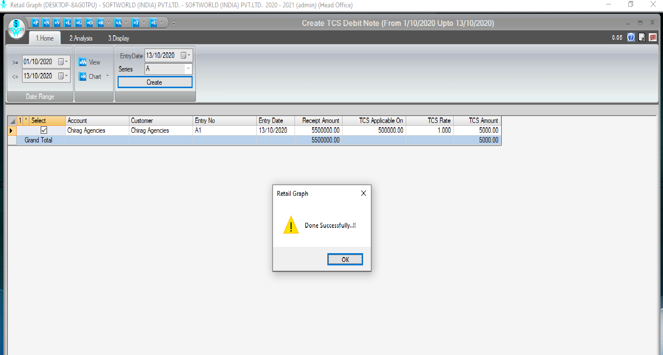 Create tab 