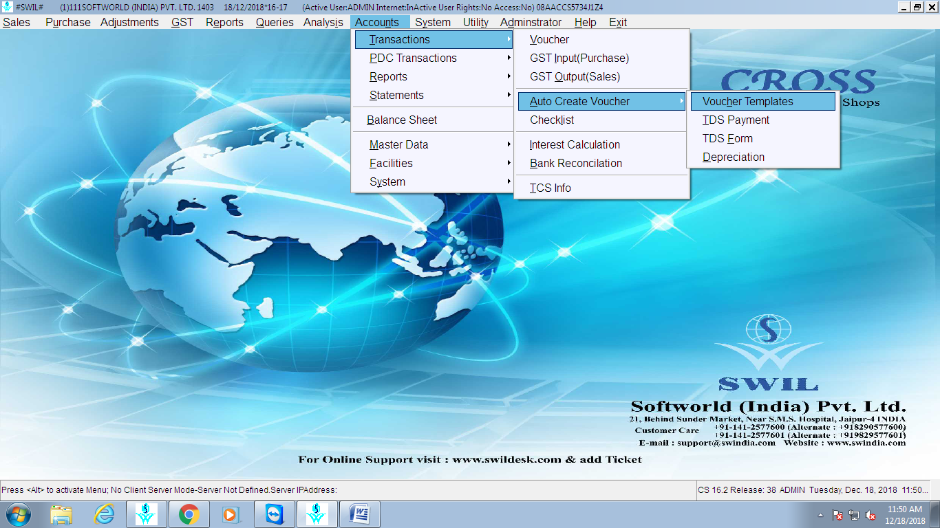 Auto Create Voucher
