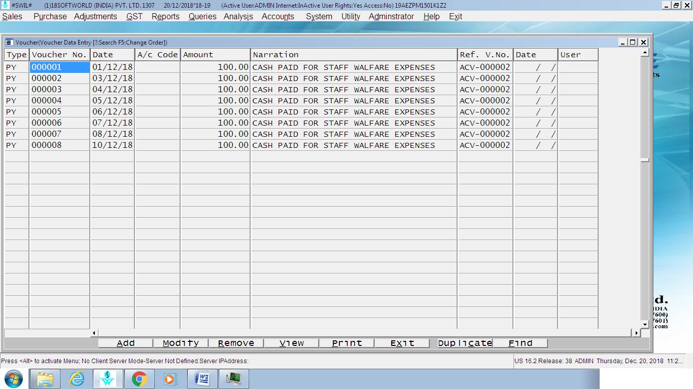 creates voucher in voucher table