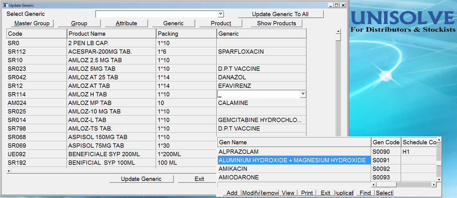 select generic