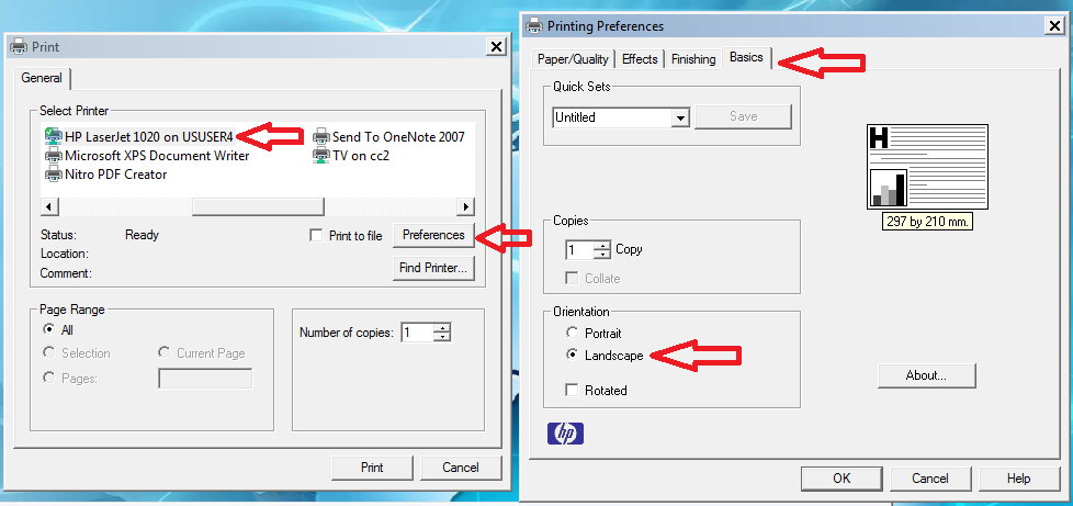 Landscape Orientation