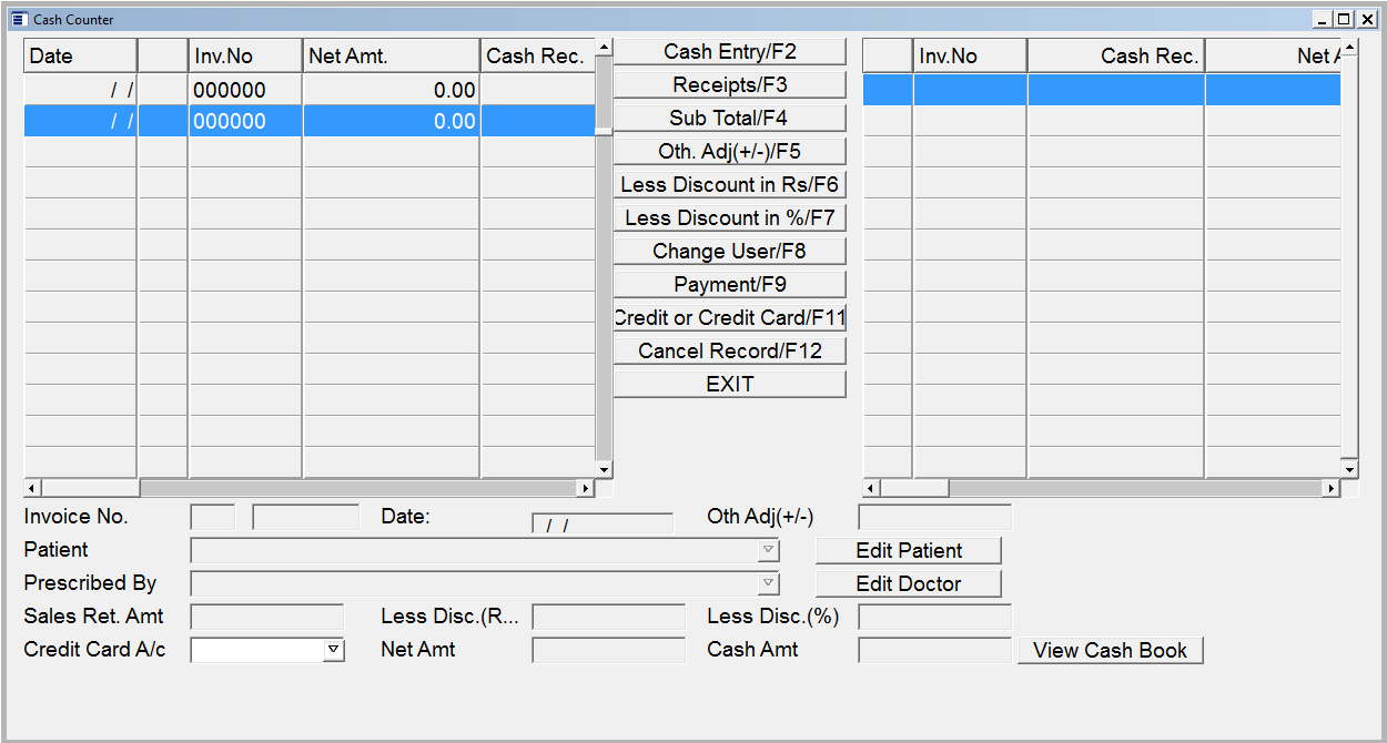 Cash Counter