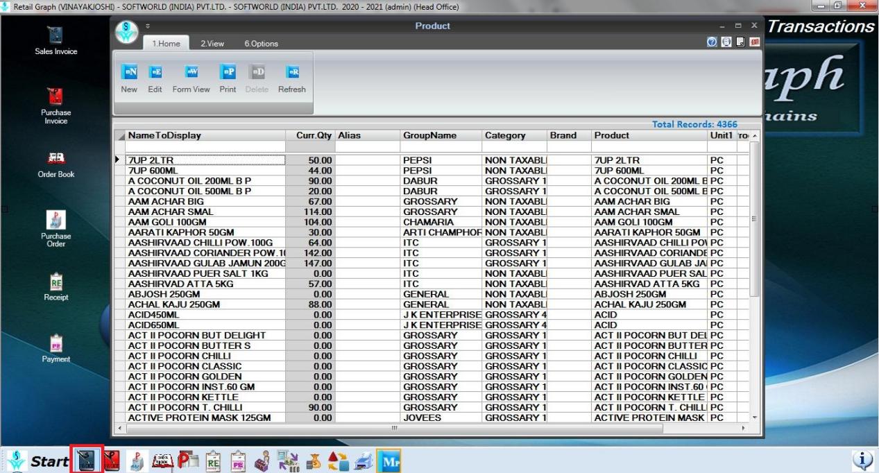 Sales Invoice 