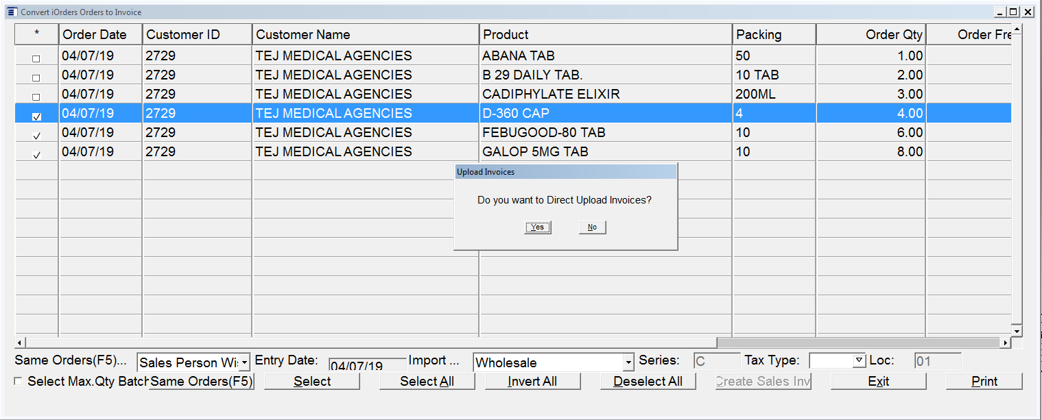 Export Sales