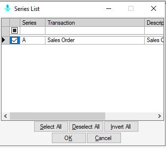 Series list