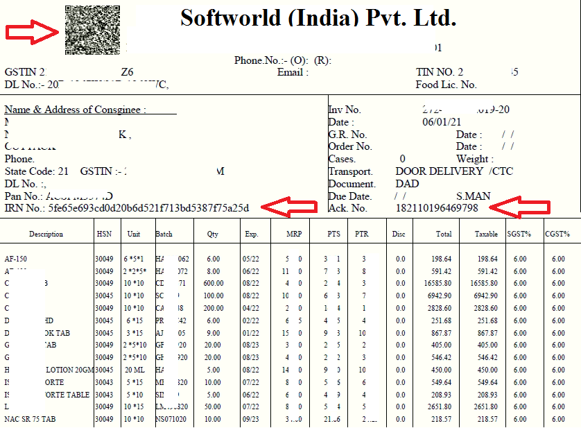 Invoice Format
