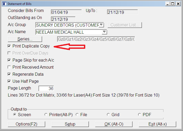 Print Duplicate Copy