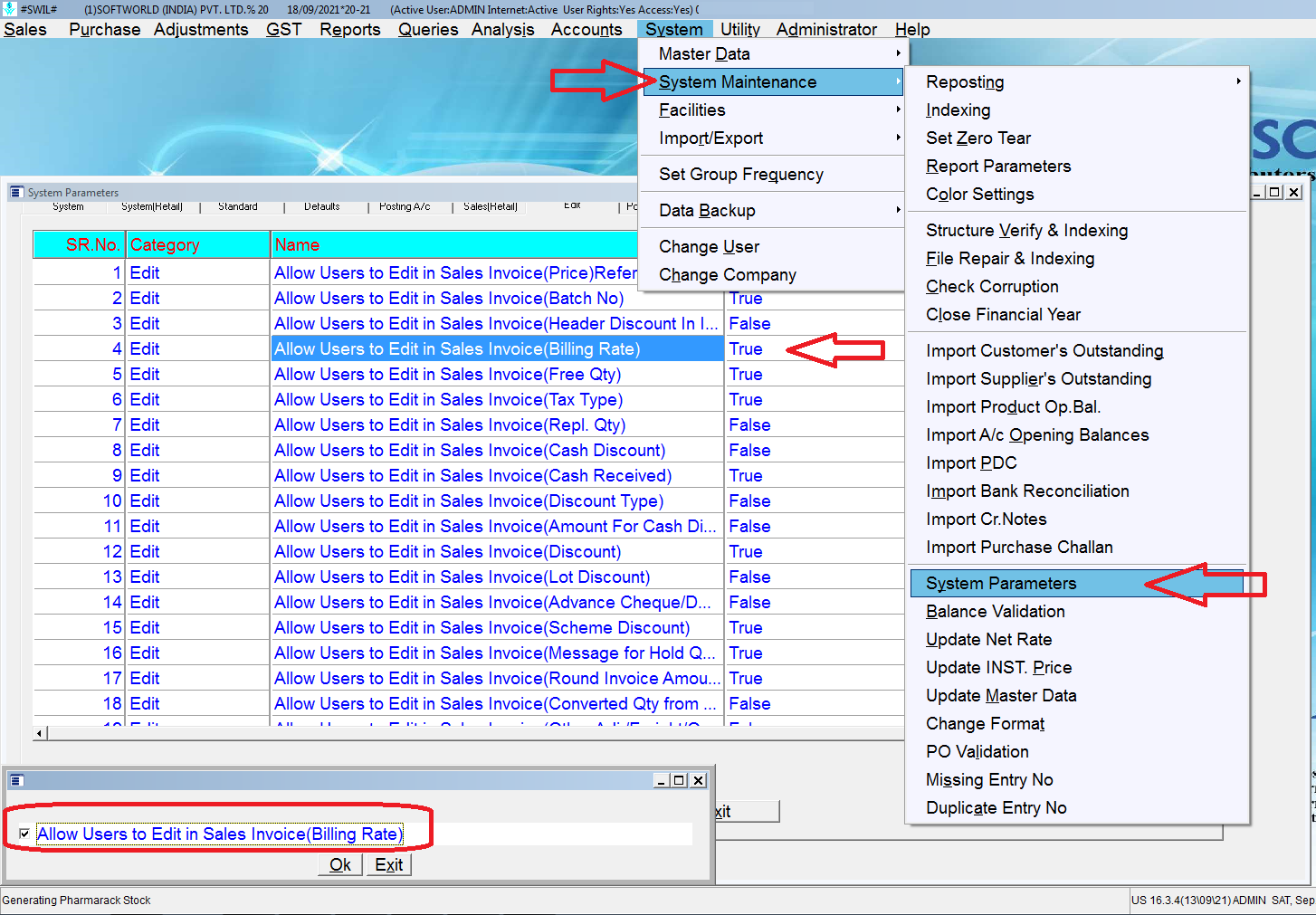 Allow Users to Edit in Sales Invoice