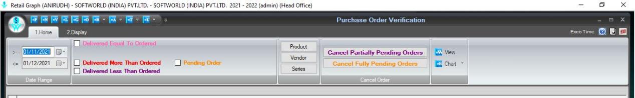 Purchase order Verification