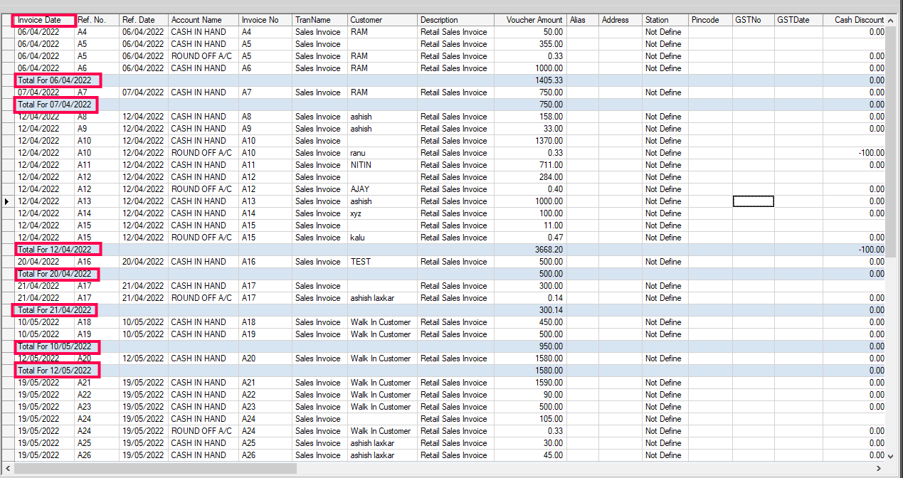 How to view Day Book of Accounts in SwilERP How to Use Day Book in