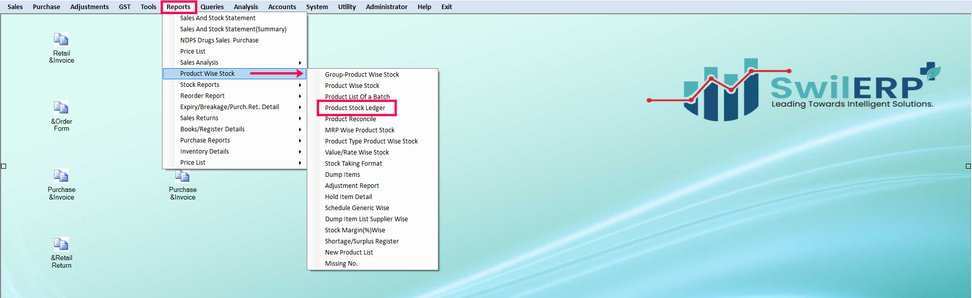 Product Stock Ledger