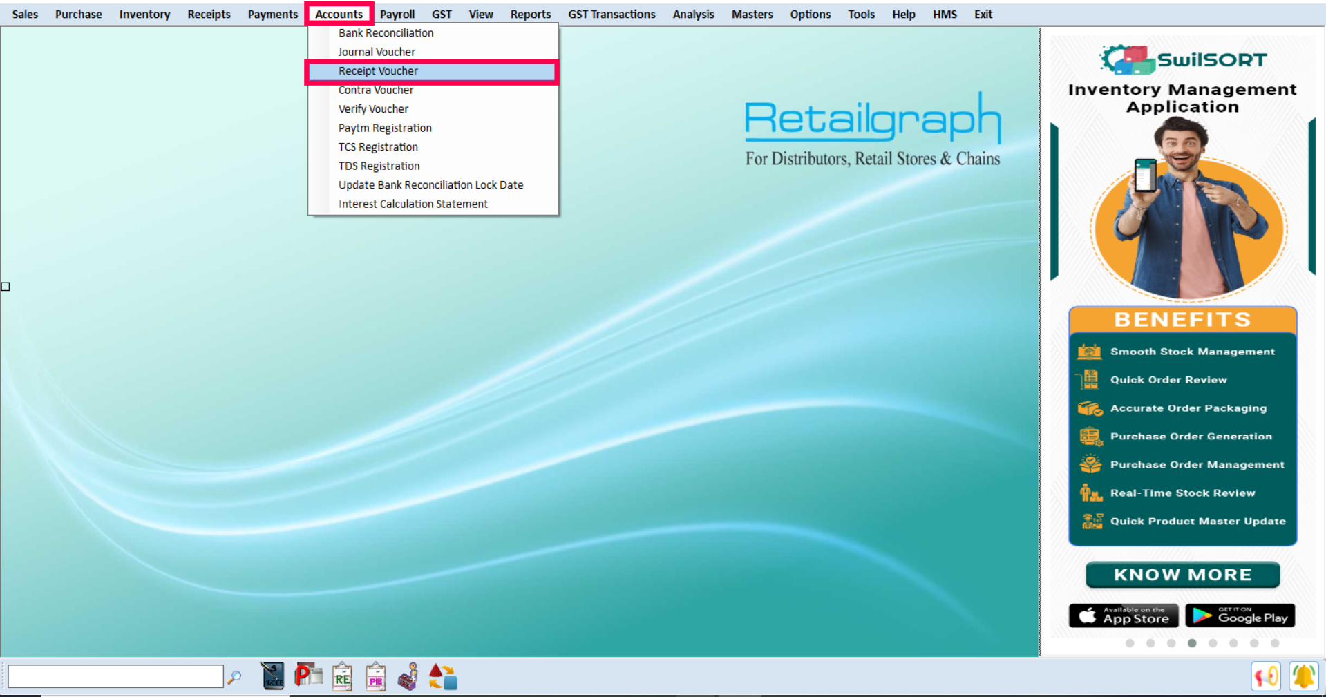 learn-how-to-create-receipt-voucher-in-retailgraph-software