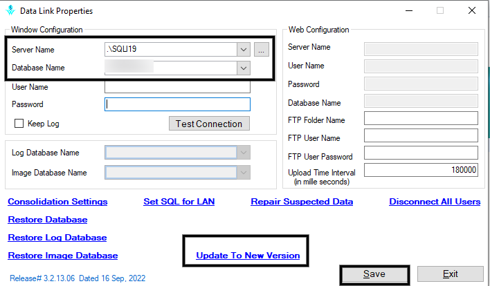 Select server name in retailgraph.