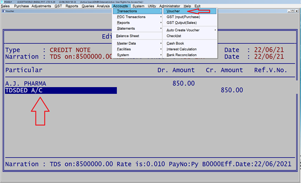 Debit Note