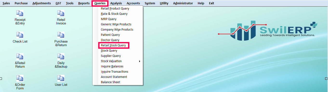  Retail Stock Query