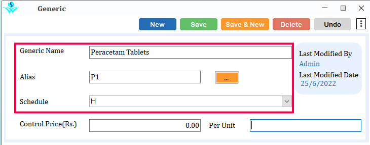 Create Generic Name 