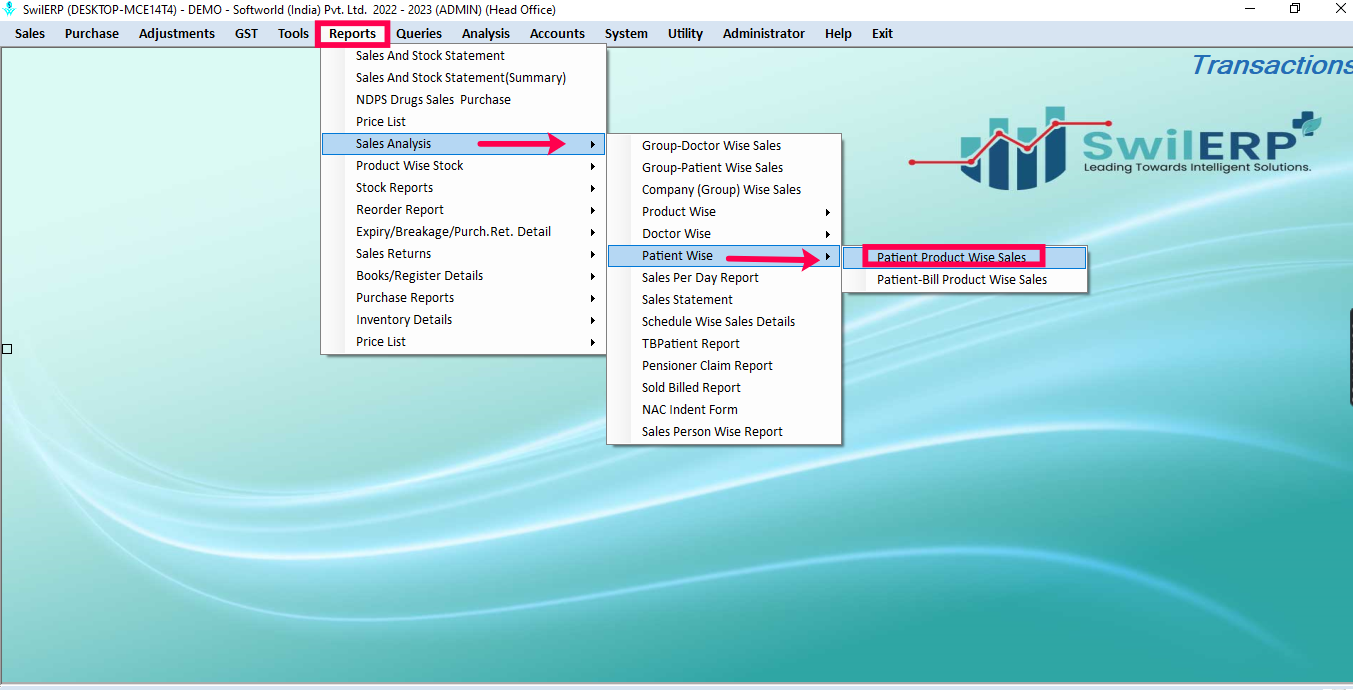 how-to-view-patient-product-wise-sales-report-in-swilerp