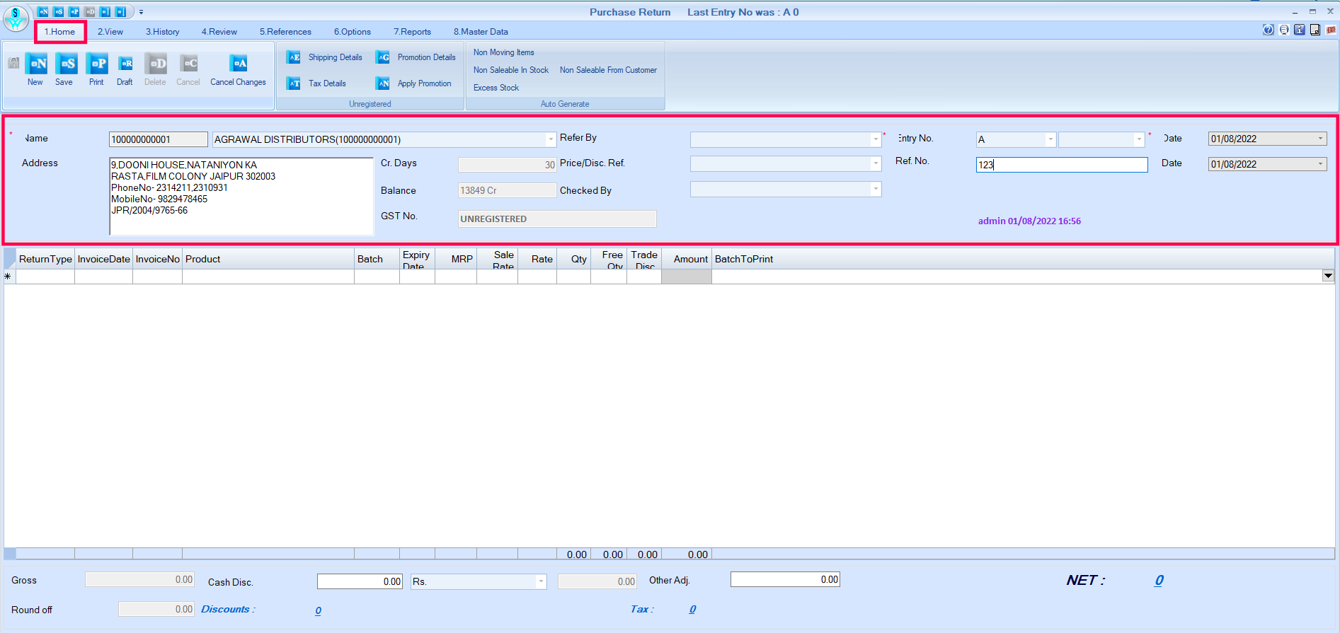 Retailgraph purchase return window.