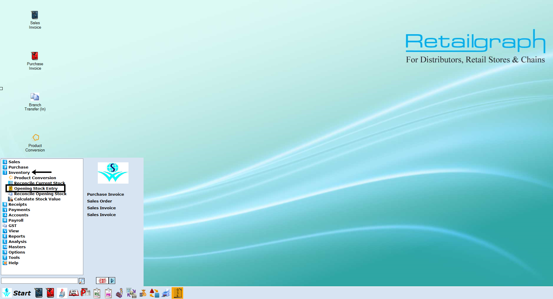 how-to-add-opening-stock-in-retailgraph-erp-software